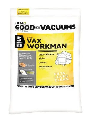 Matthews Vax Workman/Glide Vacuum Bags  Vacuums