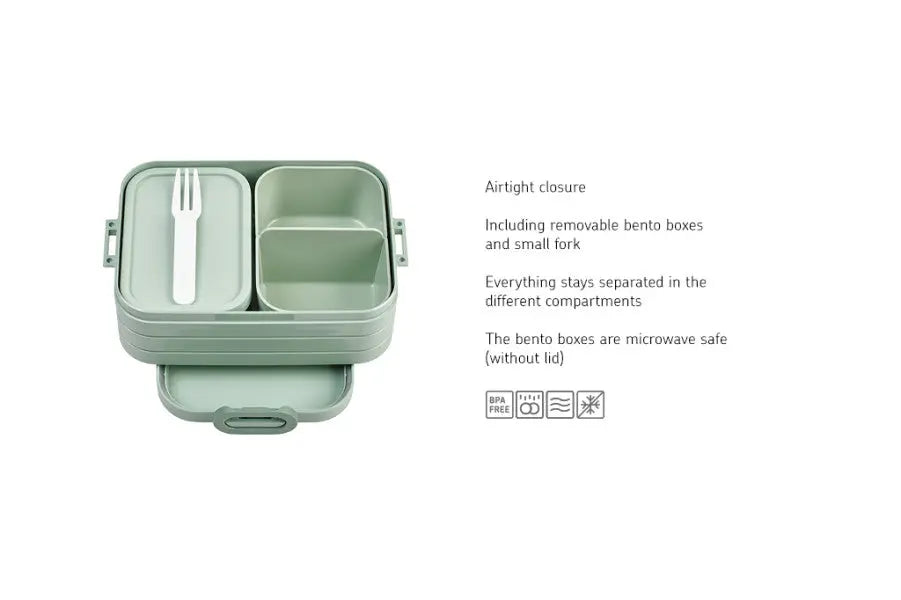 Mepal Bento Box Large Nordic Sage  Meal Storage