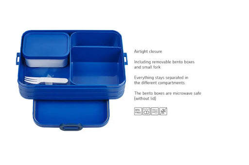 Mepal Bento Box Large Vivid Blue  Meal Storage