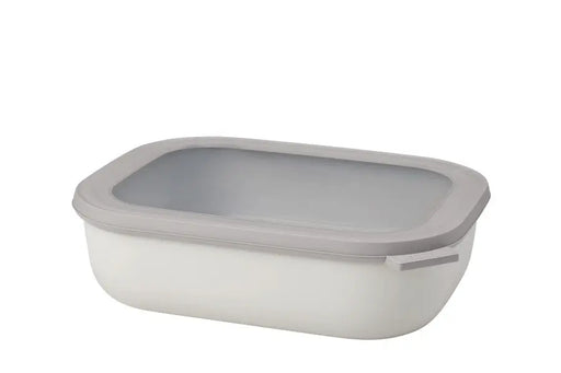 Mepal Cirqula Rectangle 2000ml Nordic White  Meal Storage