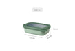 Mepal Cirqula Rectangle 500ml Nordic Sage  Meal Storage