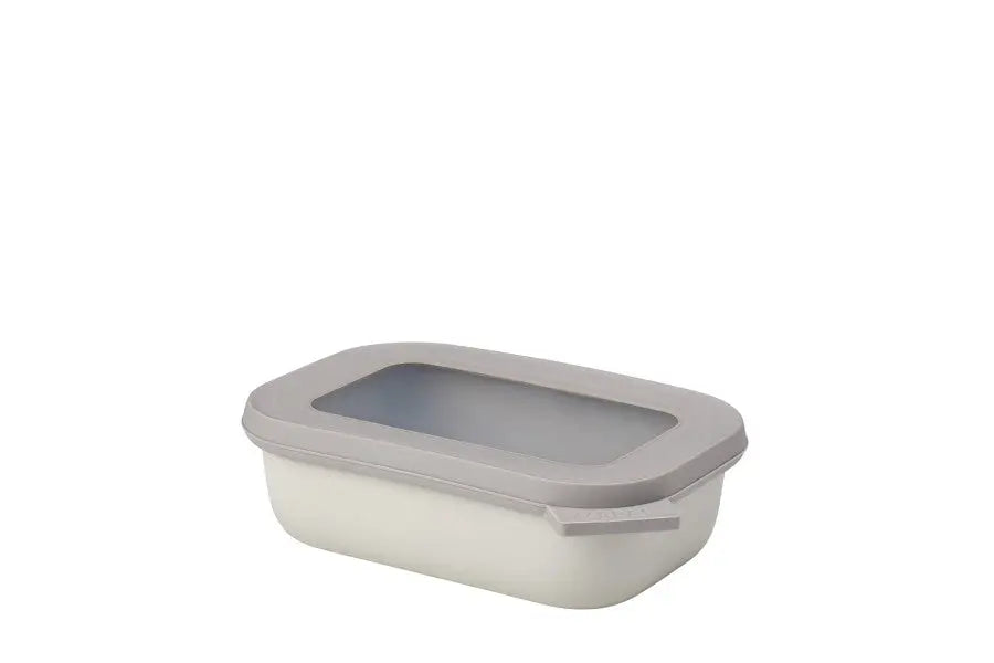 Mepal Cirqula Rectangle 500ml Nordic White  Meal Storage