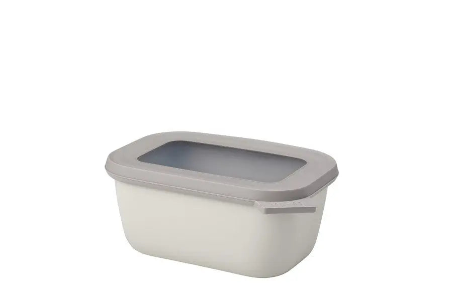 Mepal Cirqula Rectangle 750ml Nordic White  Meal Storage