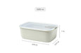 Mepal Easyclip Storage 1000ml Nordic White  Meal Storage