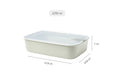 Mepal Easyclip Storage 2550ml Nordic White  Meal Storage