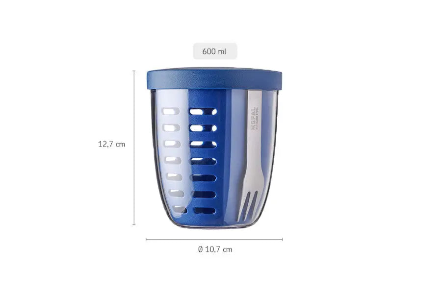 Mepal Fruit & Veggie Ellipse Vivid Blue  Meal Storage