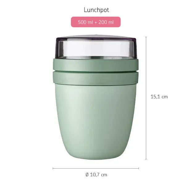 Mepal Lunch Pot Ellipse Nordic Sage  Meal Storage