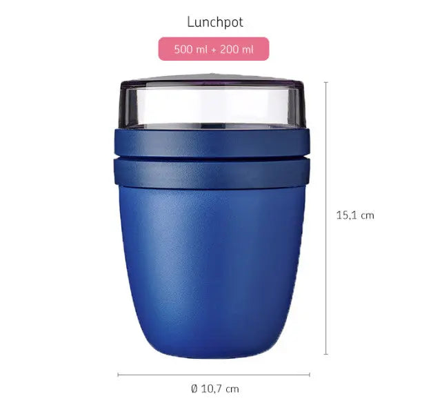 Mepal Lunch Pot Ellipse Vivid Blue  Meal Storage