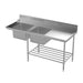 Modular Stainless Dishwasher Inlet Bench  Modular Benches