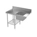 Modular Stainless Dishwasher Inlet Bench  Modular Benches