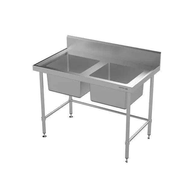 Modular Stainless Double Bowl Sink Bench  Modular Benches