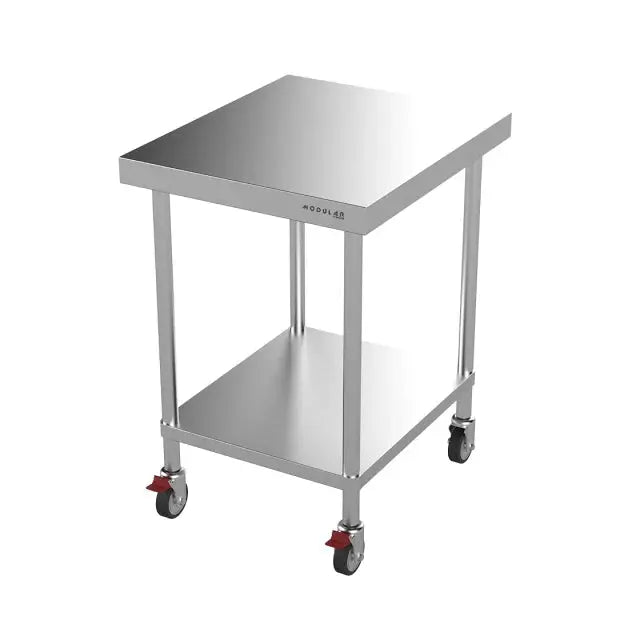 Modular Stainless Mobile Island Work Bench  Modular Benches