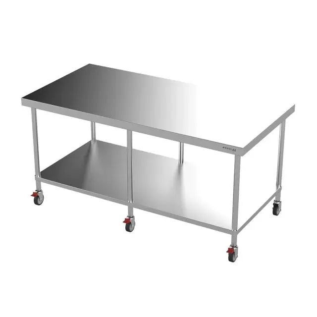 Modular Stainless Mobile Island Work Bench  Modular Benches