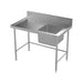 Modular Stainless Single Bowl Sink Bench  Modular Benches