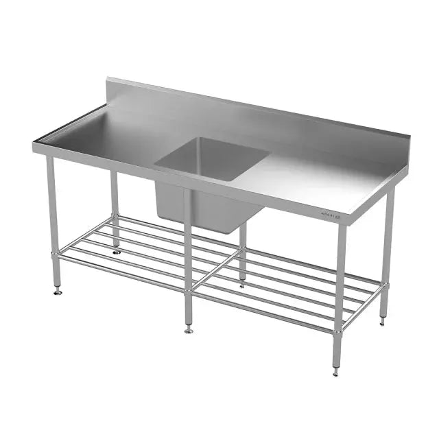 Modular Stainless Single Bowl Sink Bench  Modular Benches