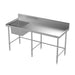 Modular Stainless Single Bowl Sink Bench  Modular Benches