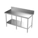 Modular Stainless Work Bench with Splashback  Modular Benches