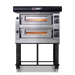 Moretti Forni Amalfi Double Deck Pizza Ovens on Stand  Pizza Ovens