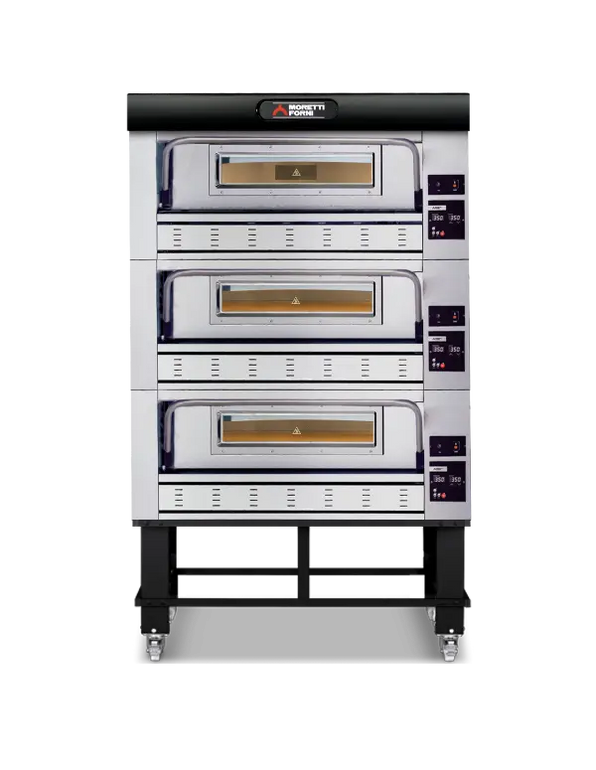 Moretti Forni P110g Triple Deck Pizza Oven On Stand Simply — Simply Hospitality 7041