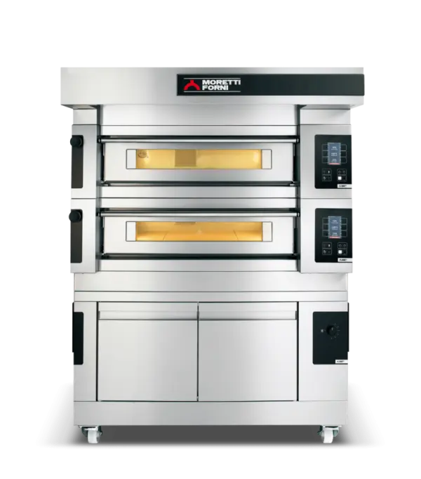 Moretti Forni Serie S Double Deck Oven on Prover  Pizza Ovens