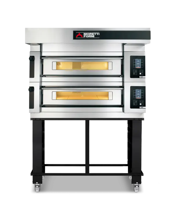 Moretti Forni Serie S Double Deck Oven on Stand  Pizza Ovens