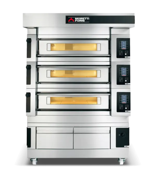 Moretti Forni Serie S Triple Deck Oven on Prover  Pizza Ovens