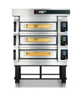 Moretti Forni Serie S Triple Deck Oven on Stand  Pizza Ovens
