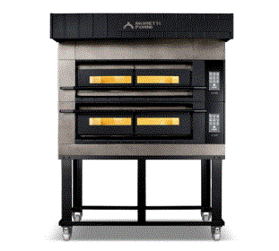 Moretti Forni SerieX Double Deck Oven on Stand  Pizza Ovens
