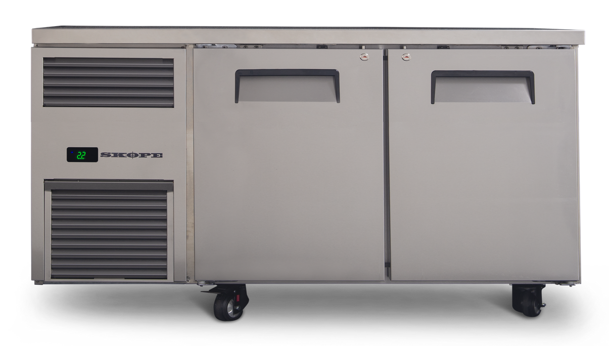 SKOPE ReFlex 2 Door Underbench Fridge - RF7.UBR.2XL.SD product image