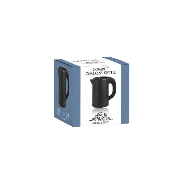 Noble & Price Cordless Kettle Black 0.8L  Kettles