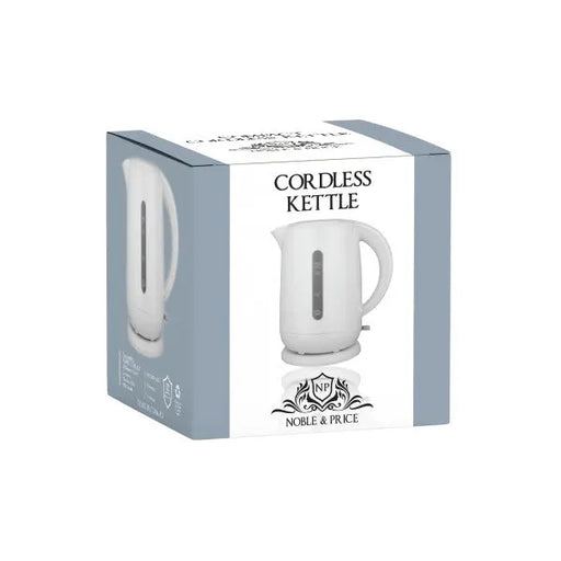 Noble & Price Cordless Kettle White 1.7L  Kettles