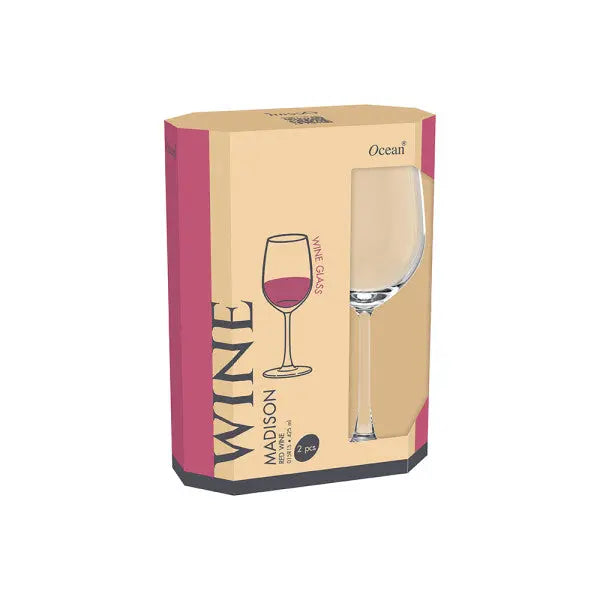 Ocean Eco Madison Red Wine Glass 425ml - Set 2  Glassware