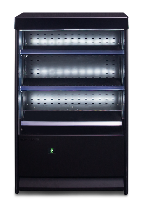 SKOPE Open Deck Display Fridge - Black - OD400N product image