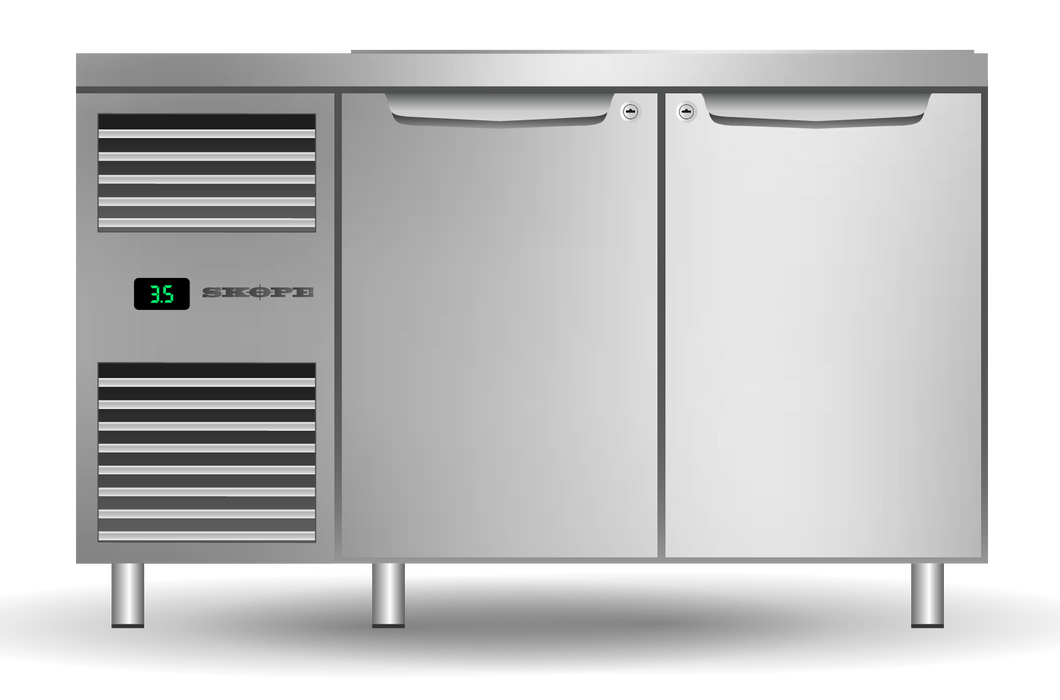 SKOPE ProSpec 2 Door Salad Prep Fridge - PG13.PPS.2.SD product image