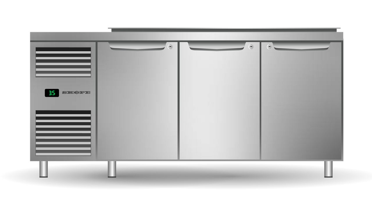 SKOPE ProSpec 3 Door Salad Prep Fridge - PG13.PPS.DC.3.SD product image