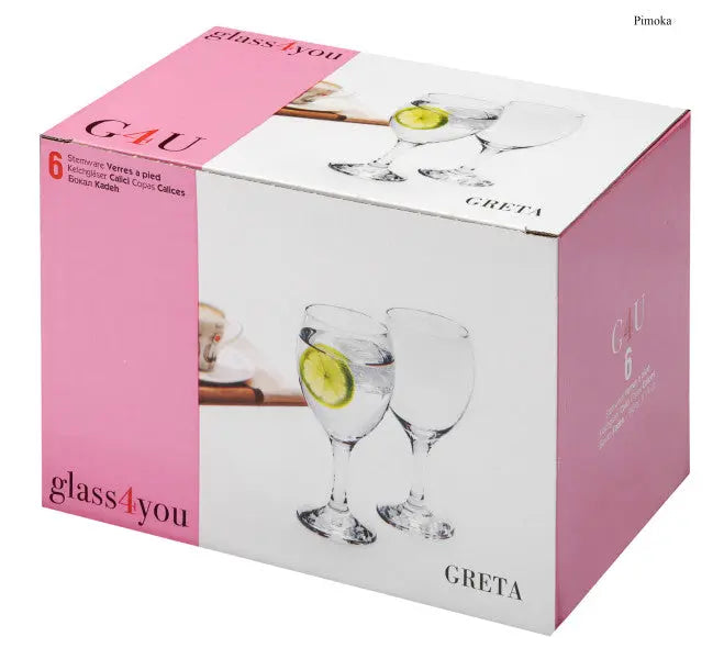 Pasabahce Glass4You Wine 340ml - Set 6  Wine Glasses