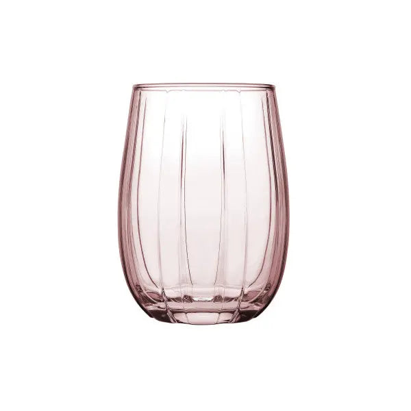 Pasabahce Linka Old Fashioned Pink 380ml  - Set 6  Tumblers