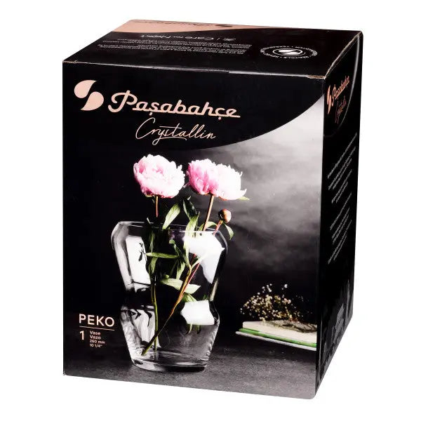 Pasabahce Peko Glass Handmade Vase 26cm – view 2