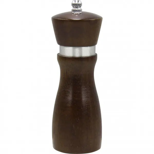 Chef Inox Mill-Salt/Pepper-Dark Wood Ceramic Gear 155mm  Shakers & Mills