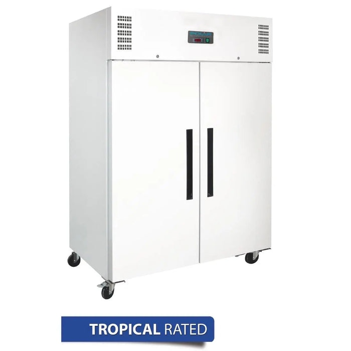 Polar G-Series 2 Door Upright Freezer White 1200Ltr – DL897-A - DL897-A - Simply Hospitality NZ
