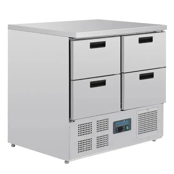 Polar G-Series 4 Drawer Counter Fridge 240L 900mm  Drawer Refrigeration