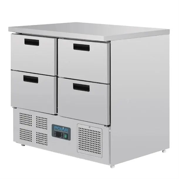 Polar G-Series 4 Drawer Counter Fridge 240L 900mm  Drawer Refrigeration