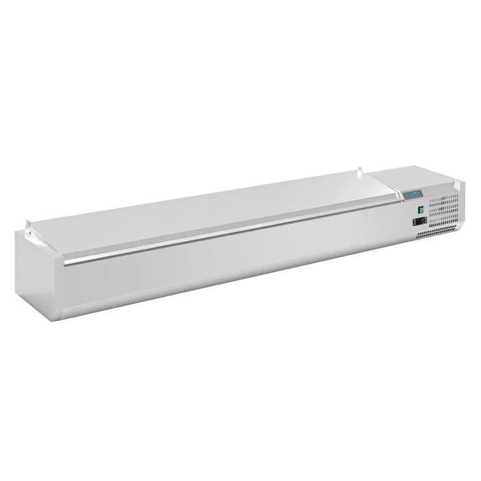 Polar G-Series Countertop Prep Fridge with Lid 10x 1/4GN – FA857-A - FA857-A - Simply Hospitality NZ