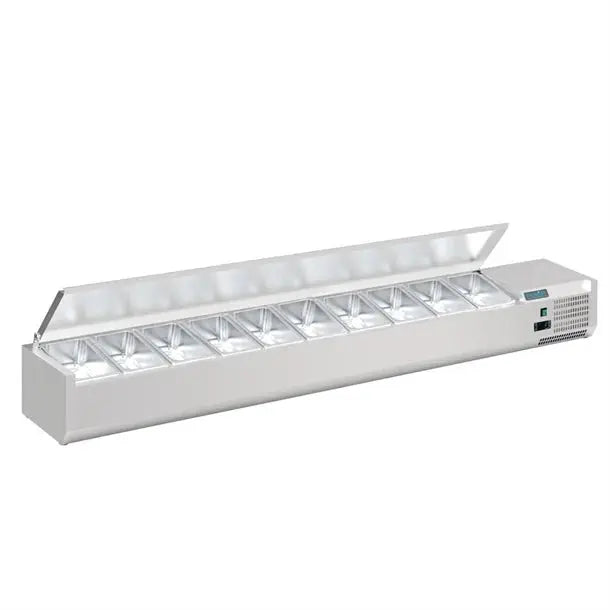 Polar G-Series Countertop Prep Fridge with Lid 2000mm  Preparation Fridges