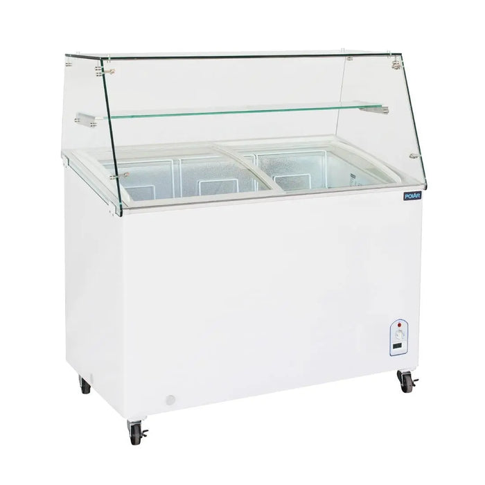 Polar G Series Display Chest Freezer 200Ltr with Glass Surround – FL991-A - FL991-A - Simply Hospitality NZ