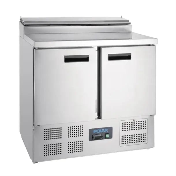 Polar G-Series Pizza Prep Counter Fridge 254L / 900mm  Preparation Fridges