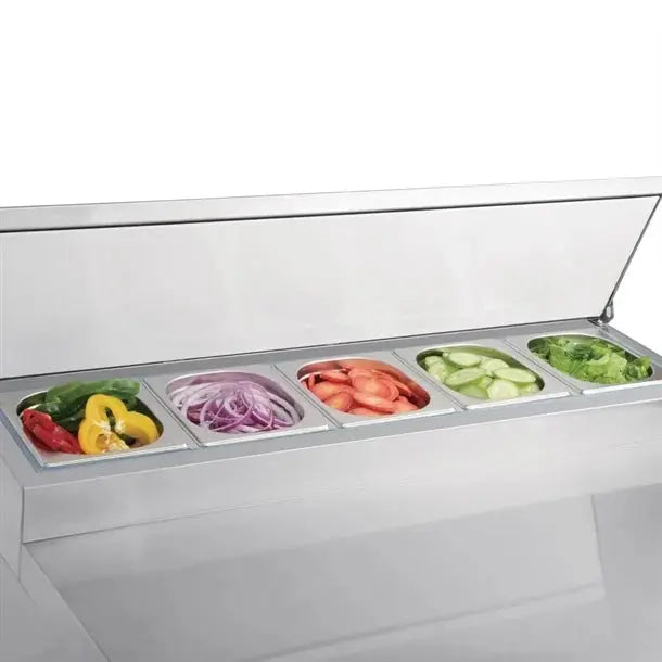 Polar G-Series Pizza Prep Counter Fridge 254L / 900mm  Preparation Fridges