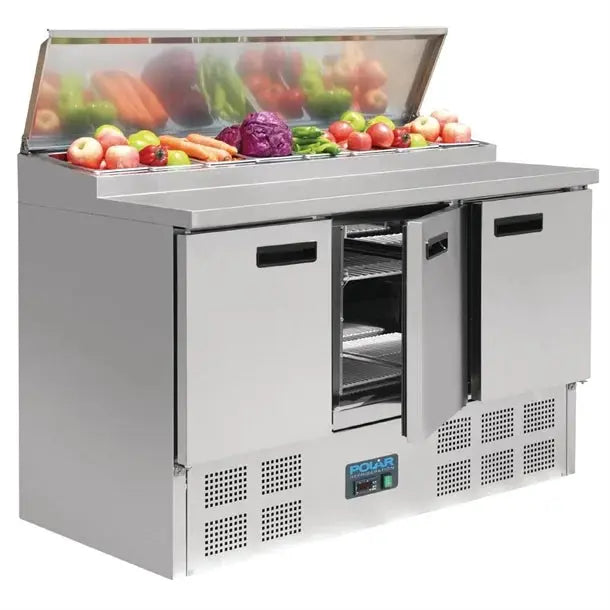 Polar G-Series Pizza Prep Counter Fridge 390L / 1370mm  Preparation Fridges