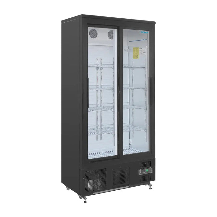 Polar G-Series Upright Back Bar Cooler with Sliding Doors 490Ltr – GJ448-A - GJ448-A - Simply Hospitality NZ