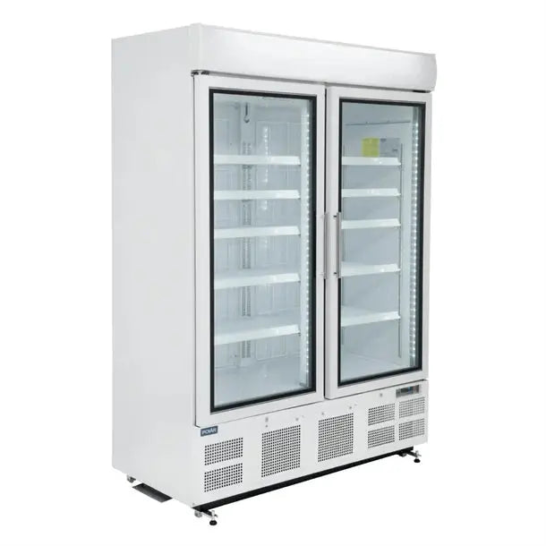 Polar G-Series Upright Display Freezer 920L White  Upright Display Freezers